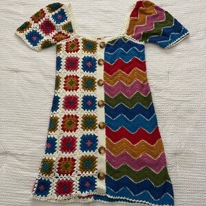 Farm Rio Crochet Dress